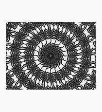 Gray Kaleidoscope Art 14 Photographic Print