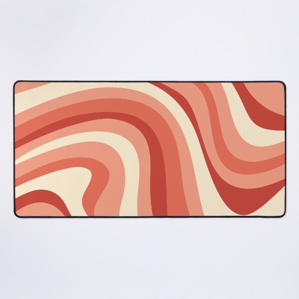 Item preview, Liquid Swirl Retro Abstract in pinks and peach tones, Light Blush, Cream, and White designed and sold by Differenceee.