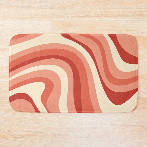Item preview, Liquid Swirl Retro Abstract in pinks and peach tones, Light Blush, Cream, and White designed and sold by Differenceee.