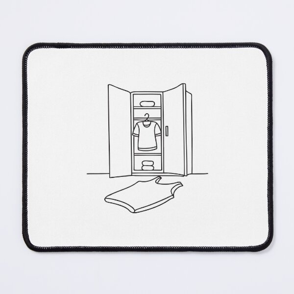Item preview, A wrinkled undershirt resting under a closet on the floor designed and sold by rasagamastore.