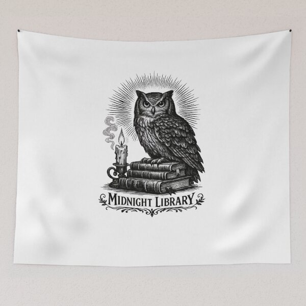 Item preview, Midnight Library Owl Engraving designed and sold by TheRealTaria.