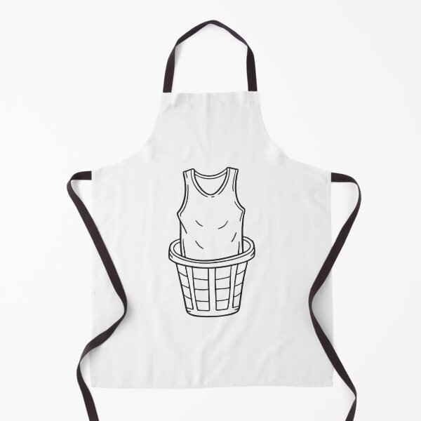 Item preview, An undershirt folded on top of a laundry hamper designed and sold by rasagamastore.