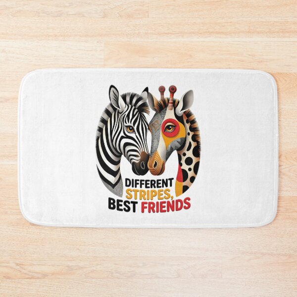 Item preview, Cute Geometric Zebra and Giraffe - Best Friends designed and sold by colormystory.