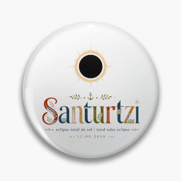 Item preview, Santurtzi Total Solar Eclipse 2026 designed and sold by Beyond Destinations.