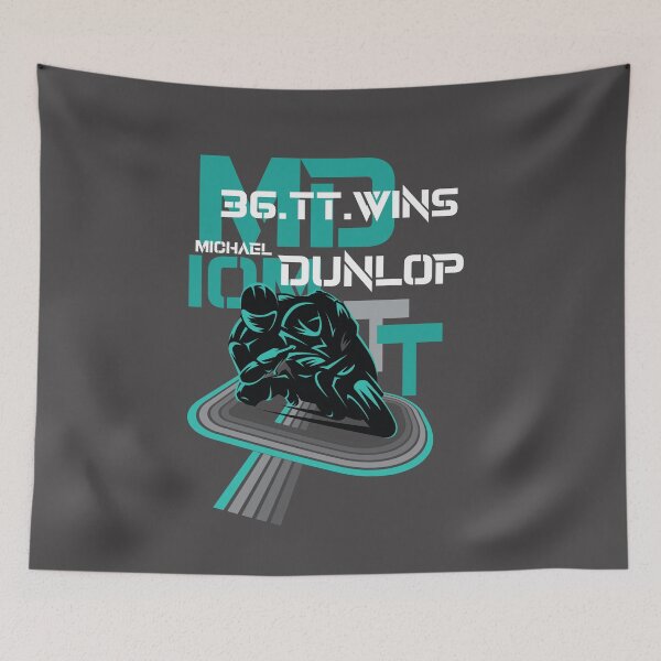 Item preview, Michael Dunlop 6 Motorcycle Racing Champion 36 TT Wins IOMTT  y of  designed and sold by Coldgundesign.