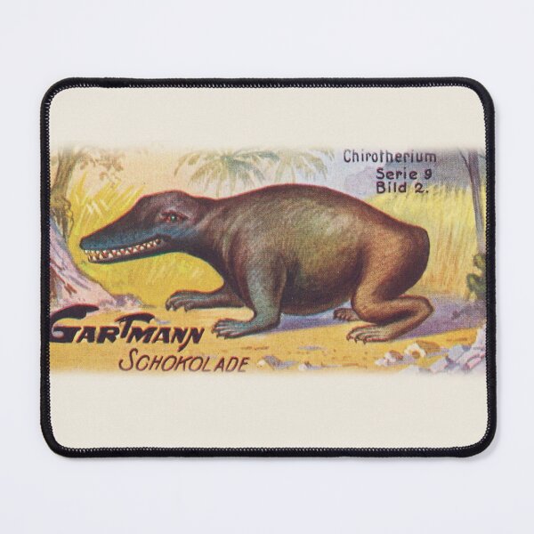 Item preview, chirotherium from Gartmann Chocolate vintage illustration art designed and sold by Vintage Designs +.
