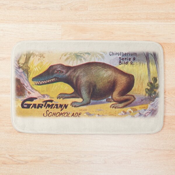 Item preview, chirotherium from Gartmann Chocolate vintage illustration art designed and sold by Vintage Designs +.