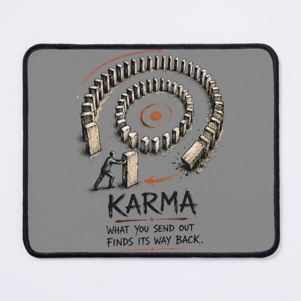 Item preview, Karma Comes Full Circle – Philosophical Chain Reaction Art designed and sold by Tharaazu.
