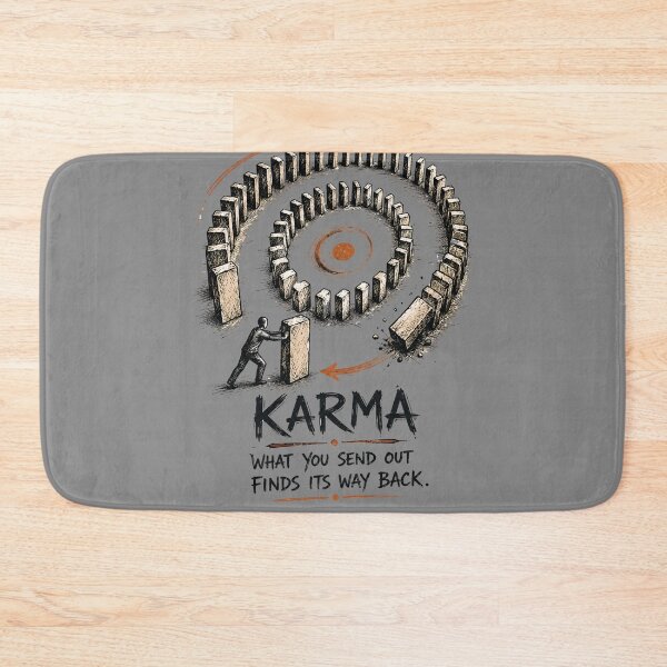 Item preview, Karma Comes Full Circle – Philosophical Chain Reaction Art designed and sold by Tharaazu.