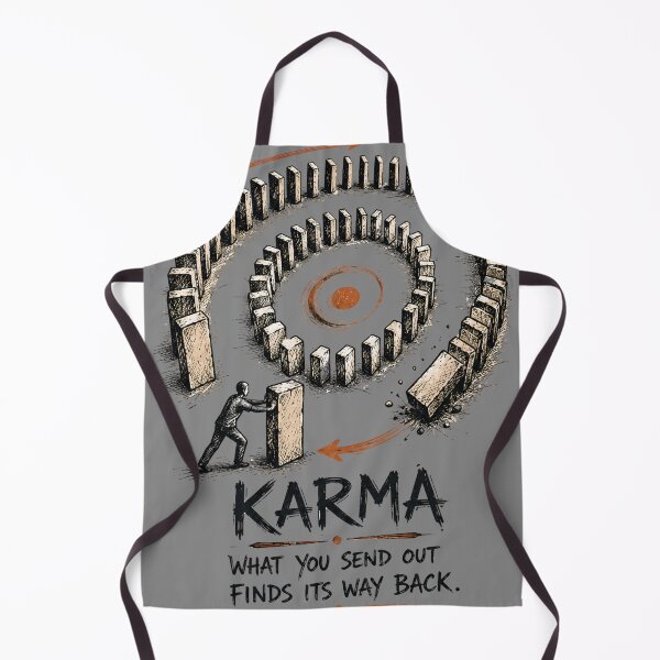 Item preview, Karma Comes Full Circle – Philosophical Chain Reaction Art designed and sold by Tharaazu.