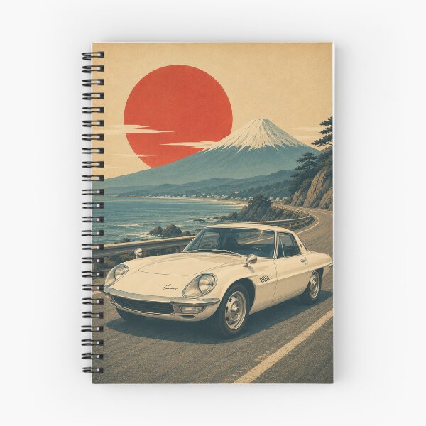 Artikelvorschau, Luxuriöser japanischer Retro-Sportwagen, elfenbeinweiß, Ende der 1960er Jahre, Wankelcoupé, minimalistisch entworfen und verkauft von Traceursniper.