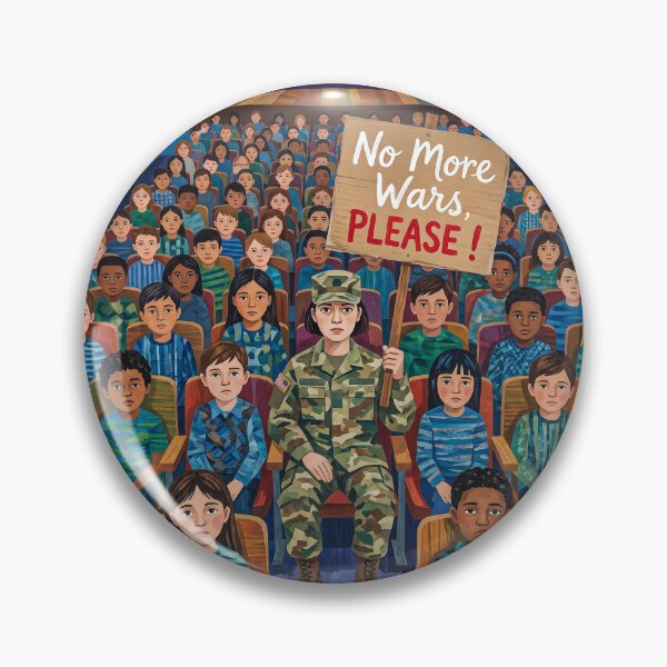 Item preview, No More Wars Please Protest designed and sold by Home Decor Art.