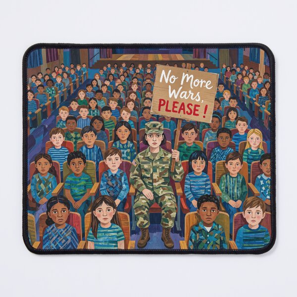 Item preview, No More Wars Please Protest designed and sold by Home Decor Art.