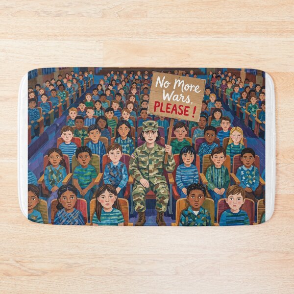 Item preview, No More Wars Please Protest designed and sold by Home Decor Art.
