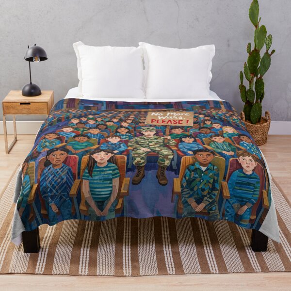 Item preview, No More Wars Please Protest designed and sold by Home Decor Art.