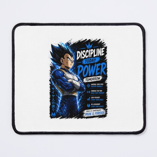 Item preview, Vegeta Discipline Motivational Sticker designed and sold by Hustlingminds.