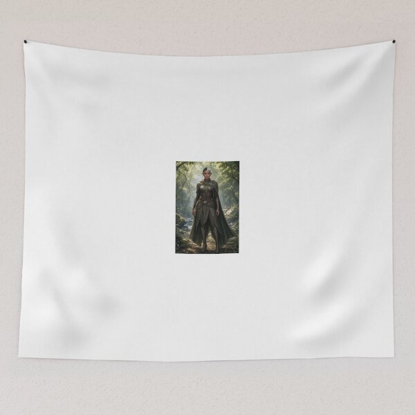 Item preview, Elf Warrior in Green Forest Capes wallpapers designed and sold by CathryneDelamort.
