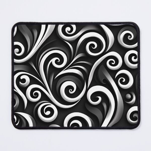 Item preview, Midnight Koru Spiral Pattern designed and sold by GrinGalore.