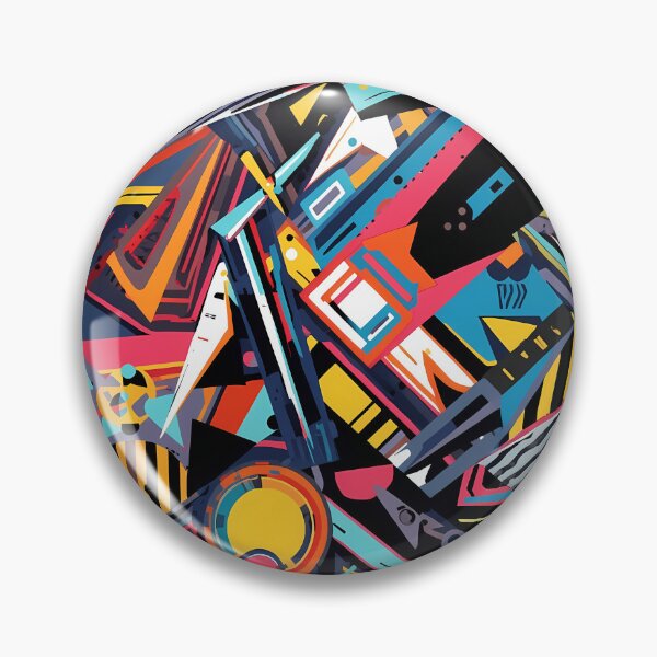 Item preview, Energetic Geometric Abstraction – Colorful Modern Artwork designed and sold by StudioProPrint.