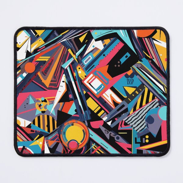 Item preview, Energetic Geometric Abstraction – Colorful Modern Artwork designed and sold by StudioProPrint.