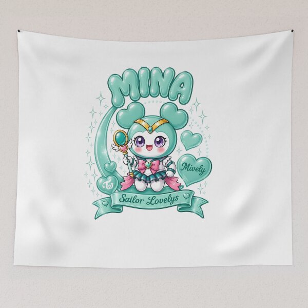Item preview, Mina Lovelys Sailor Shirt, Twice Mina Chibi Tee, Kpop Cute Shirt, Lovelys Character Tee, Twice Fan Merch Comfort Colors Shirt designed and sold by BerryHand.