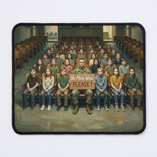 Item preview, No More Wars Please Protest designed and sold by Home Decor Art.