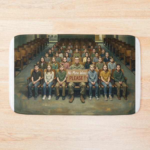 Item preview, No More Wars Please Protest designed and sold by Home Decor Art.