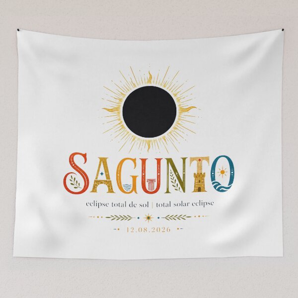 Item preview, Sagunto Total Solar Eclipse 2026 designed and sold by Beyond Destinations.