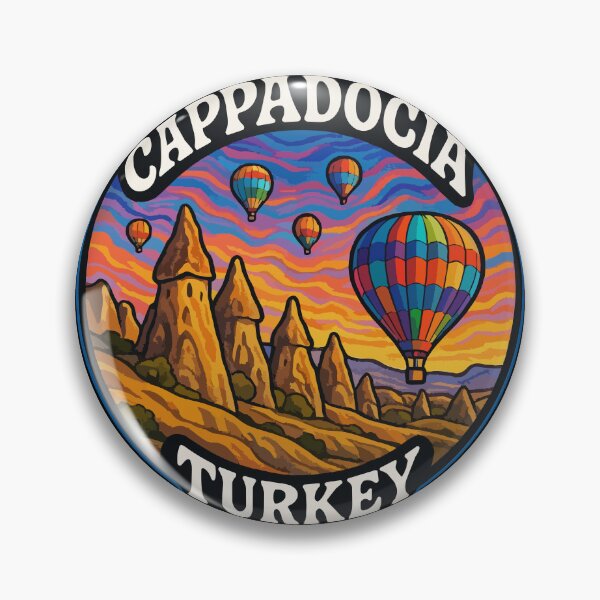 Item preview, Cappadocia Turkey Travel Trippy Art designed and sold by TomFrontierArt.