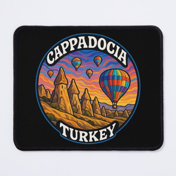 Item preview, Cappadocia Turkey Travel Trippy Art designed and sold by TomFrontierArt.
