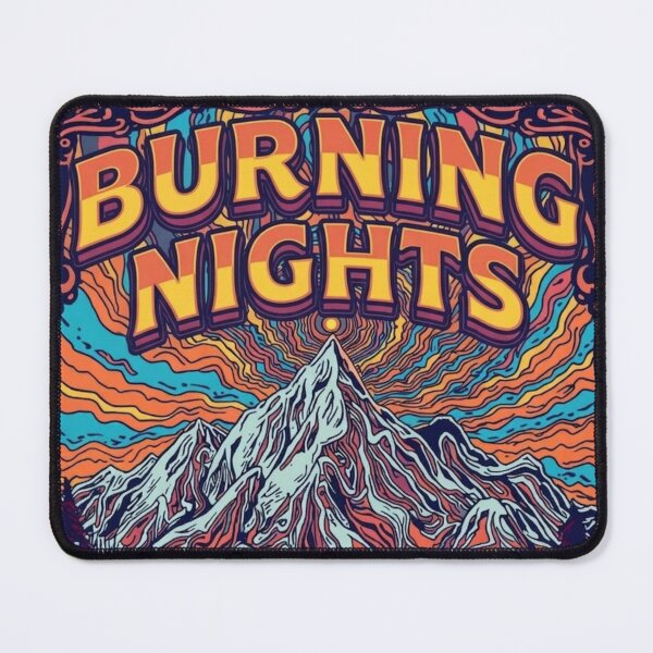 Item preview, Burning Nights Campfire Mountain Mirage  designed and sold by Skyrocketz.