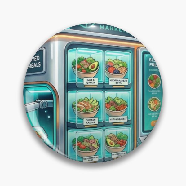 Item preview, Automated Fresh Meal Vending Machine Kiosk designed and sold by Zonex99.