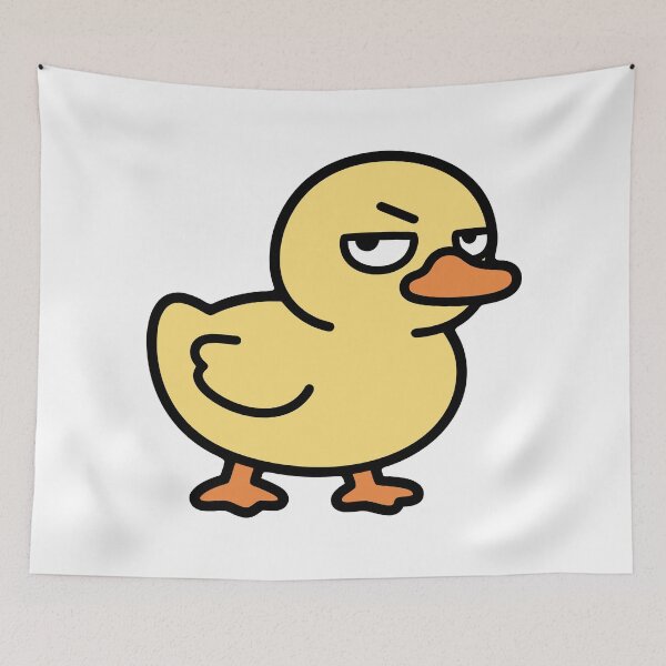 Item preview, Bort the Unimpressed Duck designed and sold by journeyengine.