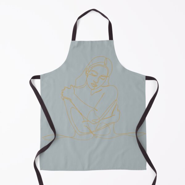 Item preview, Minimalist Butterfly Woman Embrace Line Art, Transformation Gold and Gray Decor designed and sold by Diseño que alegran tu día.