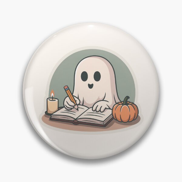 Item preview, Soft Ghost Writing Journal designed and sold by TrendMorphic.