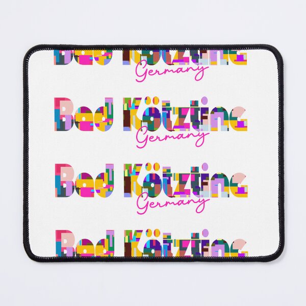 Item preview, Bad Kötzting, Germany, Vibrant Abstract City Typography Art designed and sold by Wanderful-roads.