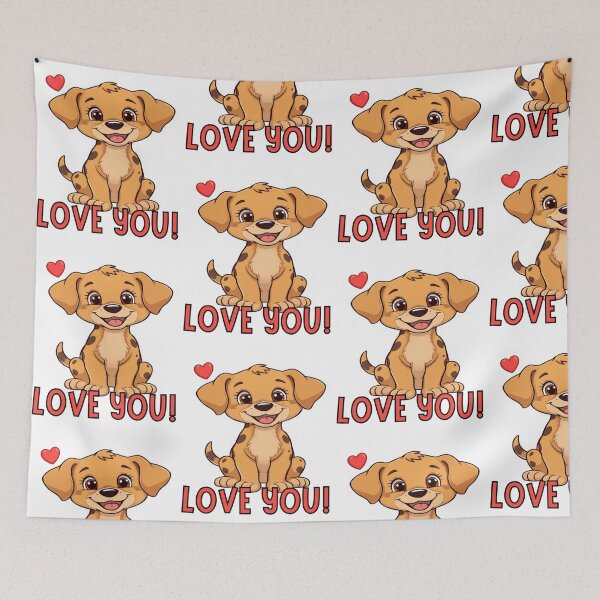 Item preview, Cute Dog Vibes Sticker | Adorable Puppy Illustration for Dog Lovers designed and sold by singhworldcr.