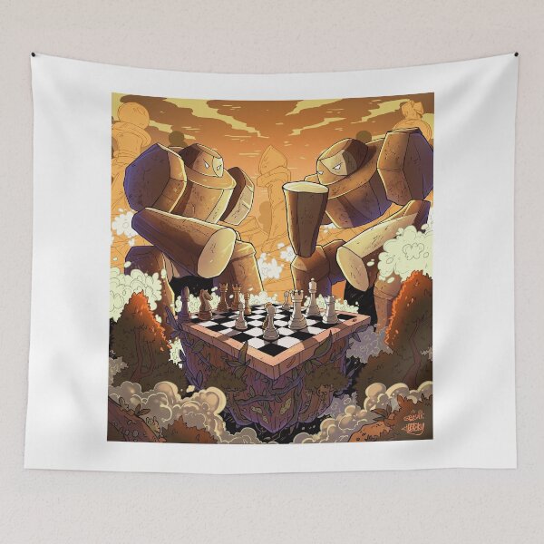 Item preview, Rocky Seismic Playing Chess designed and sold by RachealSeismic.