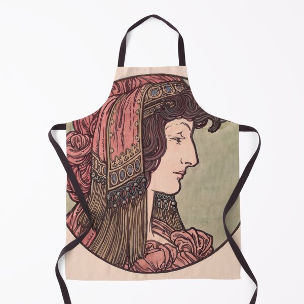 Item preview, Nouveau Woman In Profile Roundel designed and sold by artofuniverse.