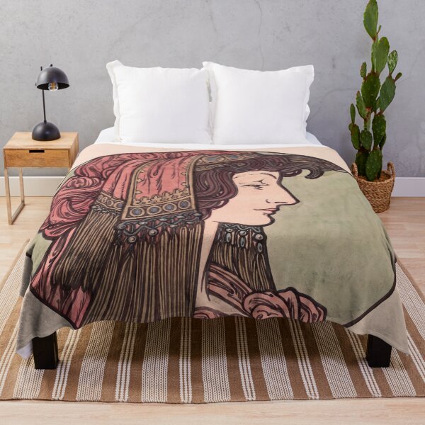 Item preview, Nouveau Woman In Profile Roundel designed and sold by artofuniverse.