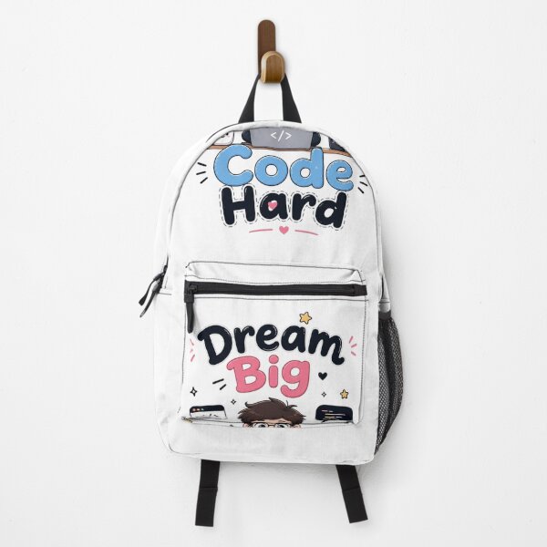 Item preview, Dream Big Code Hard Cute Programmer Kawaii Motivational Coding Quote Sticker Engineer Sticker designed and sold by Sanika arts .