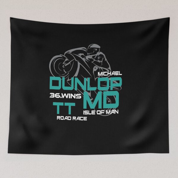 Item preview, Michael Dunlop 6 Superbike Motorcycle Racing Champion IOMTT  designed and sold by Coldgundesign.