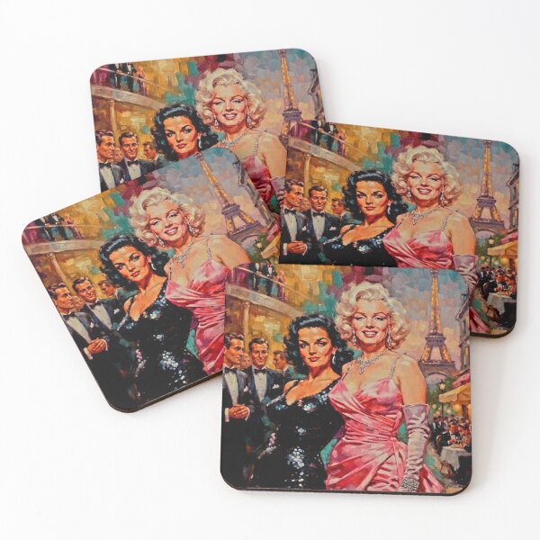 Item preview, Gentlemen Prefer Blondes Classic Musical Tribute Art Poster designed and sold by Art's Diner.