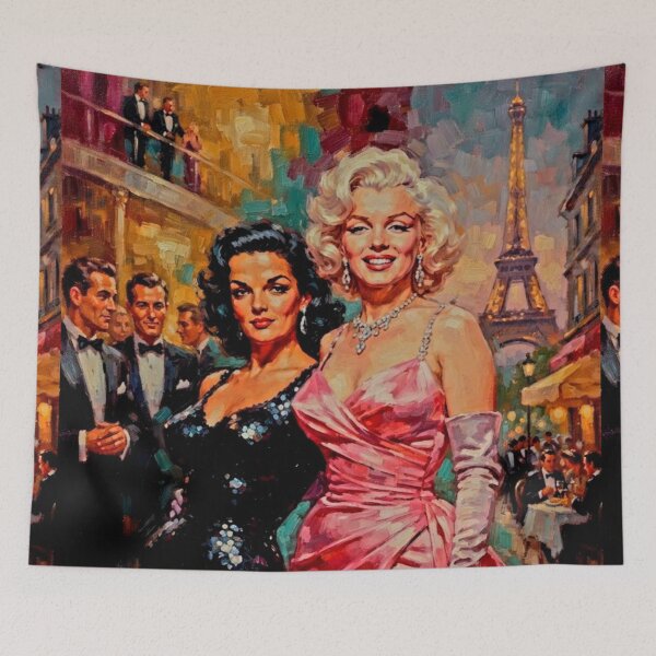 Item preview, Gentlemen Prefer Blondes Classic Musical Tribute Art Poster designed and sold by Art's Diner.