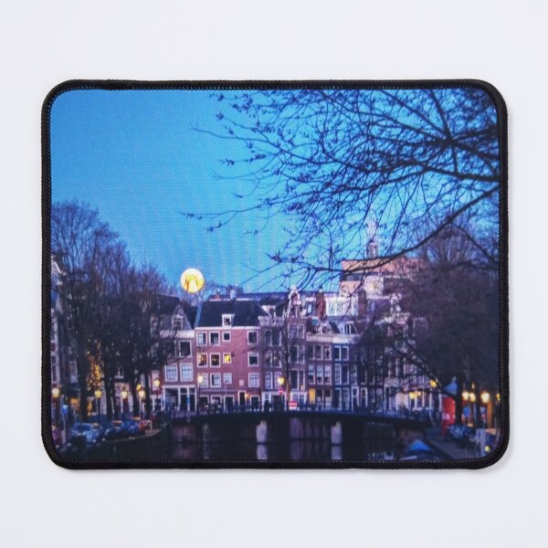 Item preview, Moonlit Amsterdam Canal Evening designed and sold by Jeffkermann.