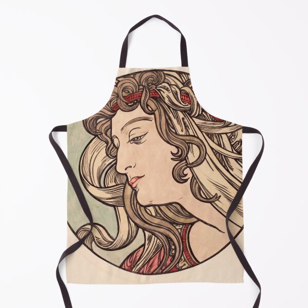 Item preview, Nouveau Woman With Flowing Hair designed and sold by artofuniverse.