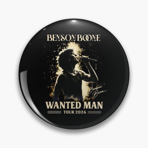 Item preview, Benson Wanted Man Tour 2026 Portrait Graphic designed and sold by PabloHaney.