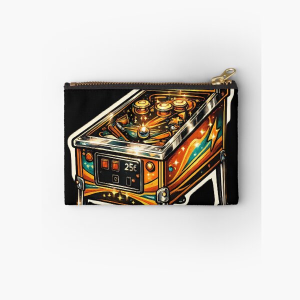 Item preview, Retro Pinball Machine Arcade Sticker designed and sold by CosmicDreamAI.