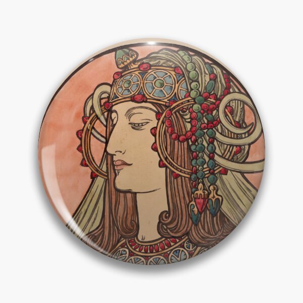 Item preview, Byzantine Woman in Jeweled Headdress designed and sold by artofuniverse.