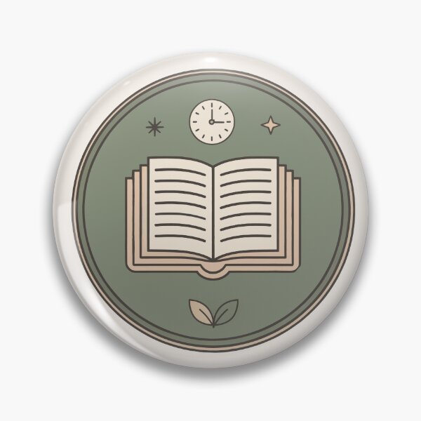 Item preview, Focus Mode Book Badge Art designed and sold by TrendMorphic.